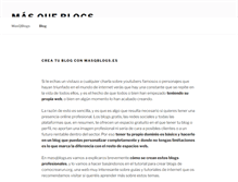 Tablet Screenshot of masqblogs.es